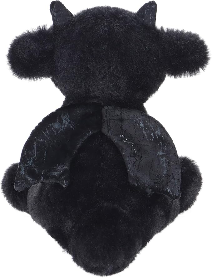 Apricot Lamb Black Dragon Plush Stuffed Animals for Kids, Soft Cute Plush Toys for Baby Girl and Boy, Fluffy Black Dragon Black