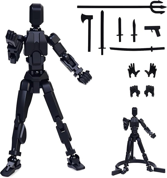 Multi-Jointed Action Figures Set, Model 13 All-in-one molding Accessories with Magnetic, Desktop Decor & Collectors' Toys