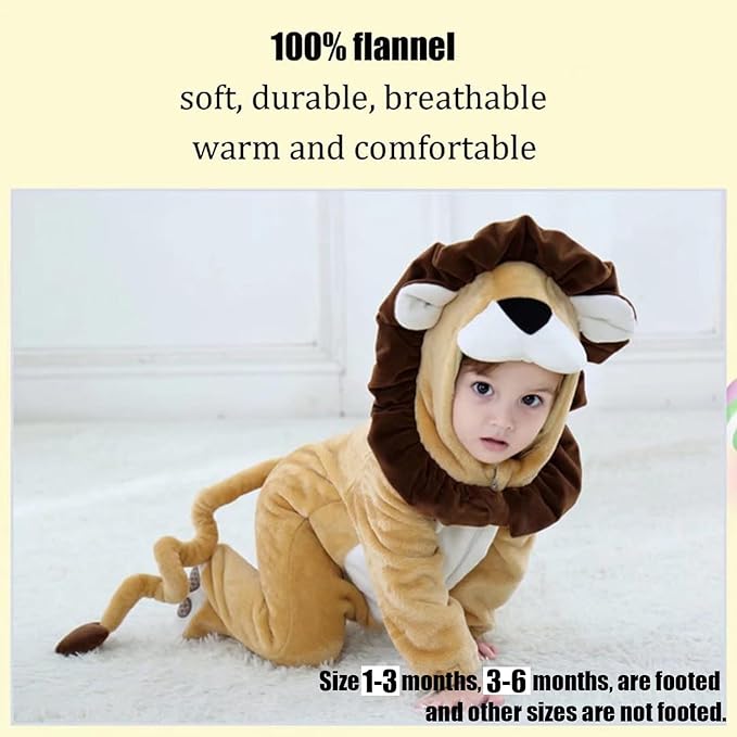 Baby Animal Costumes Unisex Toddler Outfit Halloween Dress Up Romper