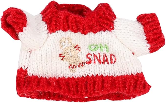 Doll Clothes for Labubu (for Standing/Sitting 17/15cm Plush Doll)(NO Doll)- Multiple Style Accessories Handcrafted Clothing Dress Up Included Headwear and Clothes for Girl Woman (CHTS1)