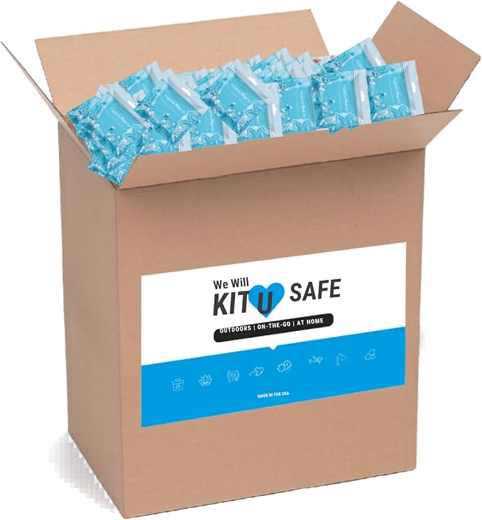 Hygiene Plus Bulk Period Kit with Disposable Underwear (Medium) – Complete Menstrual Care Kits for Schools, Healthcare & Organizations – Includes Tampon, Maxi Pad, Pantyliner & Wipe (1)