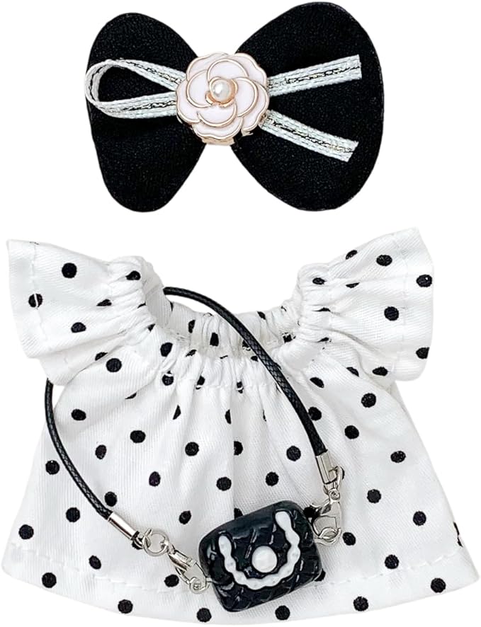 17 cm Doll Clothes - 6.7 Inches Cute Dolls Dress - Premium Fashion Accessories，Luxury Chic Doll Clothes & Style Bundle，Gifts for Lovers（No Dolls）