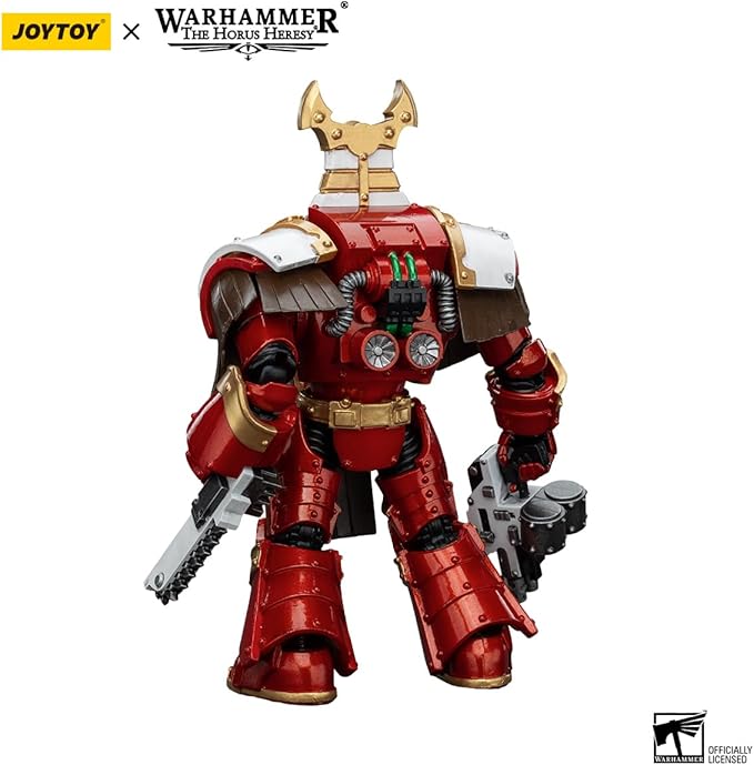 JOYTOY Warhammer 40K Thousand sons 5.35in Sekhmet Terminator Cabal Sekhmet with Combi-Bolter and Chainfist 1:18 Scale Action Figure Mecha Joy Toy Collection Model