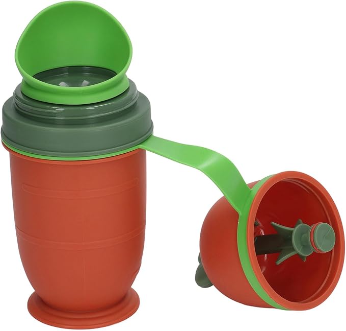 Garosa Toddler Training Cup with Handle, Portable Foldable Potty for Kids Travel Toilet Car Camping Emergency Use, Red