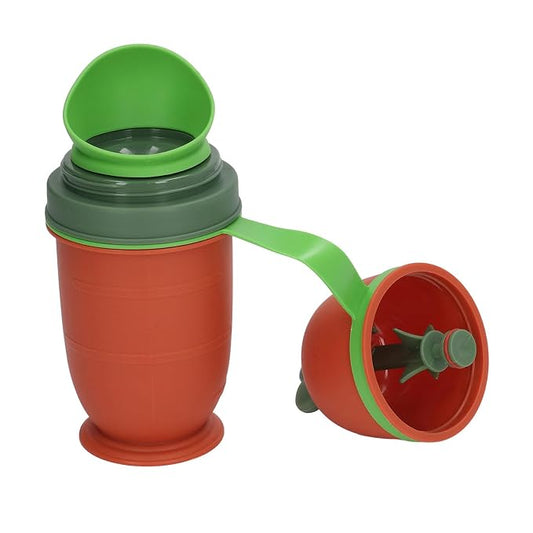 Portable Child Urinal Emergency Toilet, Kids Portable Potty Bottle Pee Training Emergency Urinal Toilet for Car Travel Camping Kid Potty Pee Training (Red)