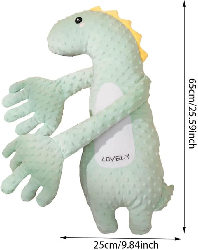Baby Soothers Toys, Cute Animal Plush Stuffed Doll Toy for Girls Boys, Portable Dinosaur Unicorn Figure Soothing Dolls for Home and Travel (001, OneSize)