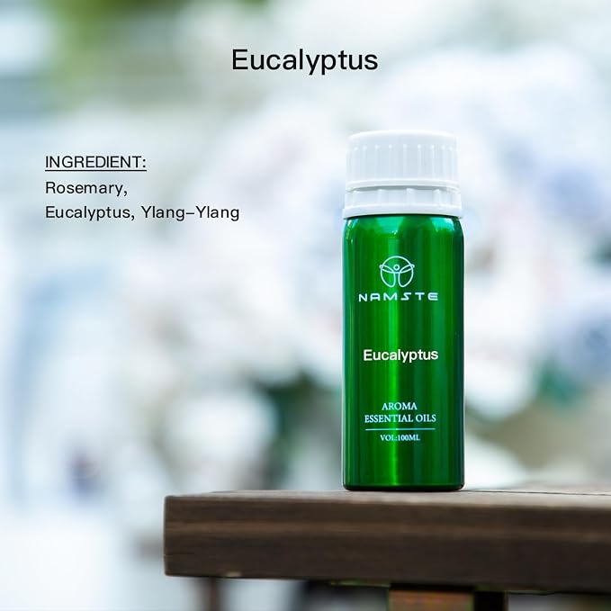 Eucalyptus Essential Blends Oil for Diffuser - House Fragrance Oil, Liquid Air Freshener 3.38 Fl Oz Humidifier Essential Oils for Office and Living Room