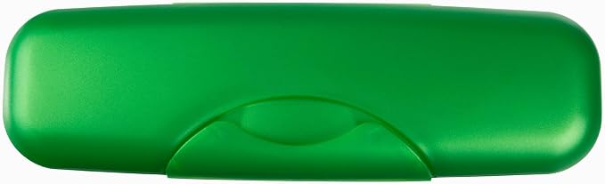 RADIUS Large Tampon Travel Case - Seamless Protective Storage Container, Durable Makeup and Medicine Purse Organizer with Secure Snap Lock (6 x 2 x 0.75 in) - Pack of 1, Green