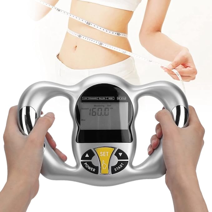 Handheld Body Fat Tester, Body Composition Analyzer, Body Fat Measuring Instrument Bmi Meter Fat Analyzer Body Fat Monitor, The Measurement Speed is Fast and The Method is Simple