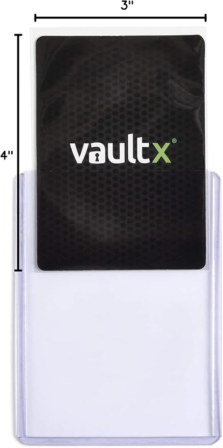 Vault X Toploaders 130pt (25 Pack), 3" x 4" Seamless Clear Rigid Card Holders for Trading Cards TCG