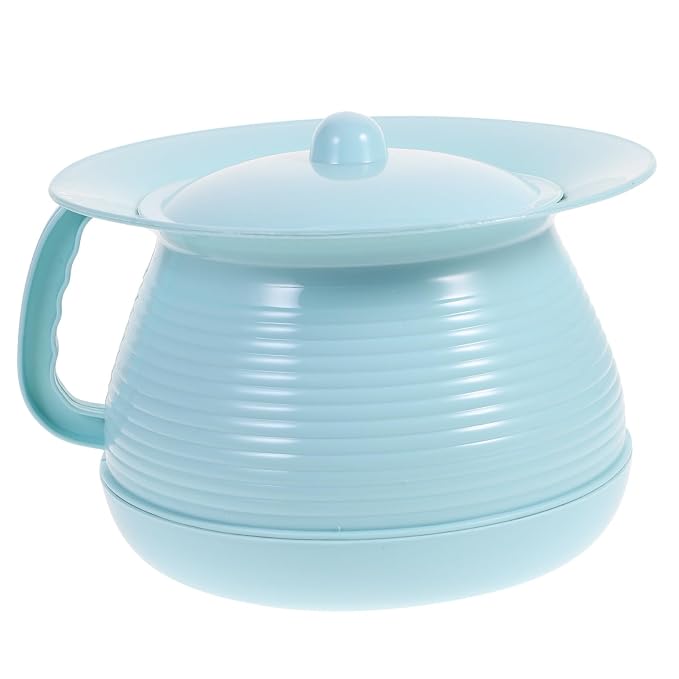 Hemoton Plastic Boys and Girls Urinal Travel Essential for Toddlers Portable Potty Urine Bucket Urine Pot Spittoon Lid Easy Clean Camping Gear
