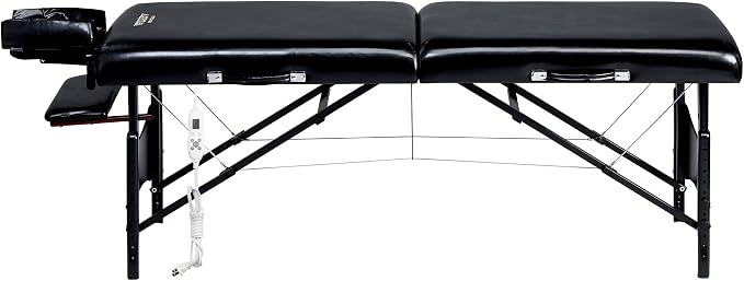 30" Galaxy Therma Top Master Massage Portable Massage Table Pacakge Beauty Bed Built Black