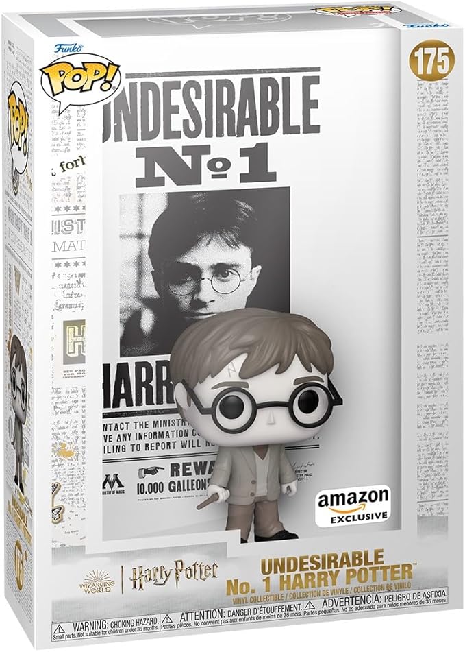 Funko Pop! Display Case: Harry Potter - Harry Wanted Poster, Amazon Exclusive