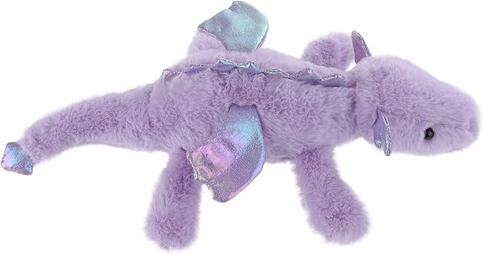 Apricot Lamb Toys Plush Purple Lying Dragon Dinosaur Stuffed Animal Soft Cuddly Perfect for Child (Purple Dragon,15 Inches)