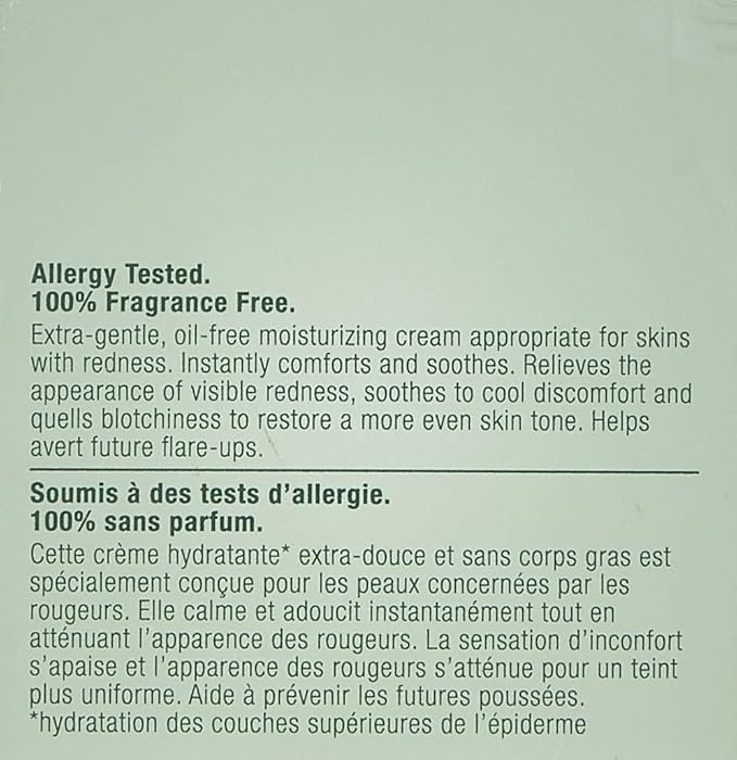 Clinique Redness Solutions Daily Relief Cream with Microbiome Technology,1.7 Fl Oz,(Pack of 2)