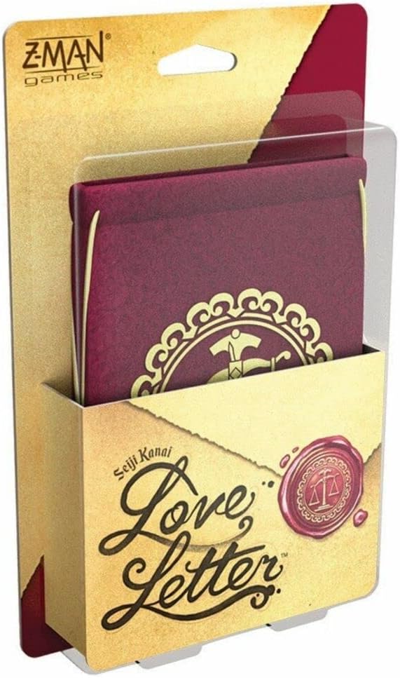 Love Letter Card Game - Prove Your Worth to The Princess! Deduction and Player Elimination Strategy Game for Kids and Adults, Ages 10+, 2-6 Players, 20 Minute Playtime, Made by Z-Man Games