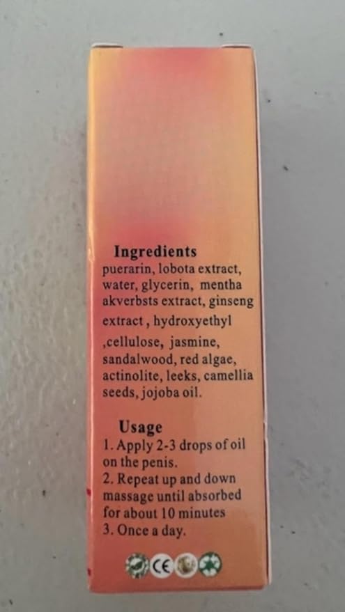 XXXL Man Extra Power Strength Massage Essential Oil 0.34 FL OZ (XEY)