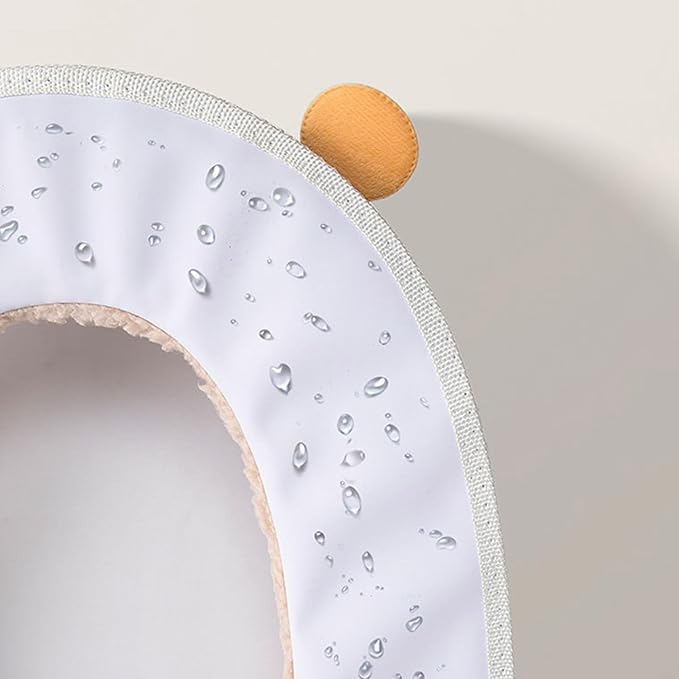 Cartoon Toilet Seat Cover, Plush Warm Soft Easy Installation Easy Winter Toilet Seat Cover for Home Bathroom