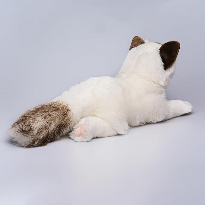 Blinks, Meows & Purrs Realistic Stuffed Cat Interactive Companion Robot Pets 14"