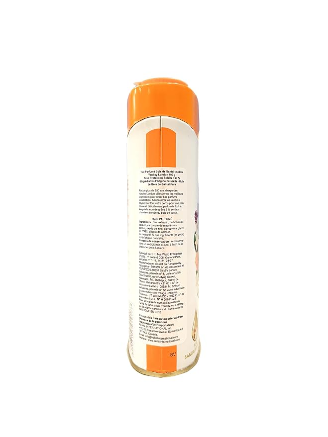 Yardley London Perfumed Talc Sandalwood 100g