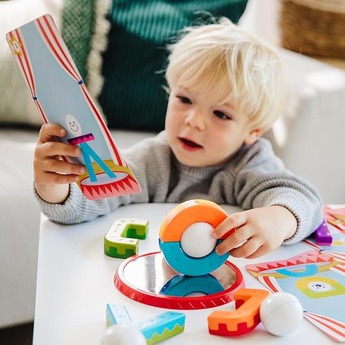 SmartMax My First Acrobats STEM Magnetic Toy Along Building Challenges, Ages 1.5-5