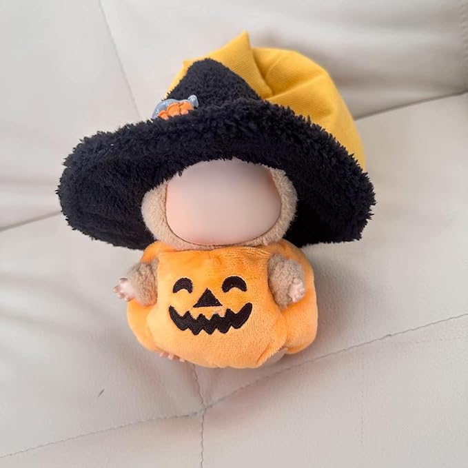 Clothes Fit for 17CM Doll, Fashion Doll Clothes Outfit Set Cute Theme Designer Toys Dress Accessories for Collector Fans Display (Little Pumpkin)