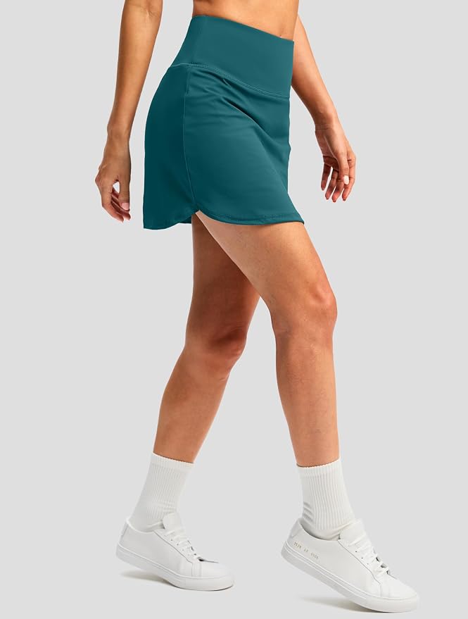 G Gradual 16"/18" Skorts for Women Golf Skirt with 2 Pockets Summer Casual | Built-In Shorts, High Waist, Soft 4-Way Stretch, Breathable Mesh Liner, Tennis Pickleball Athletic Wear, Easy To Match