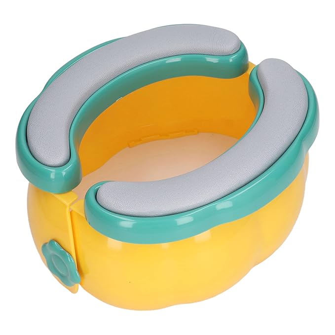 Travel Potty for Toddlers, Easy Clean Portable Foldable Potty Seat for Toddlers, Foldable Emergency Toilet with 20 Bags and Washable PU Pad for Car Camping Outdoor Indoor (Style 1)