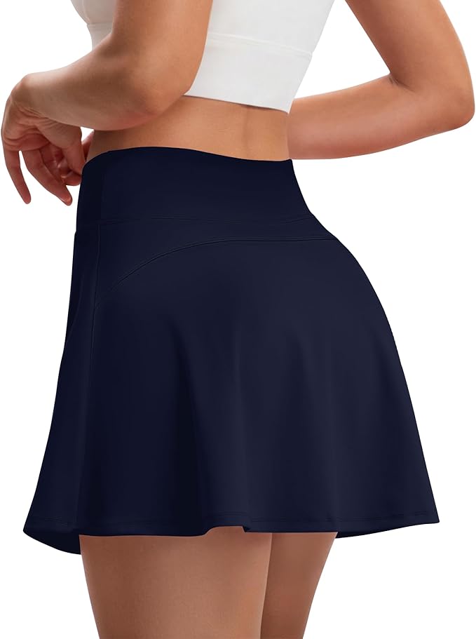 Skorts for Woman Tennis Skirt with Pockets Shorts Golf Skort | High Waisted，A Line, Soft, Stretchy，Breathable, Lightweight, Pickleball, Athletic, Workout, Casual Skirts
