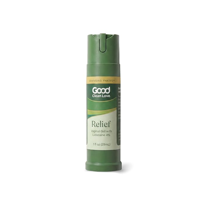 Good Clean Love Vaginal Pain & Itch Relief Gel, Lidocaine 4%, 1 Oz | Fast-Acting Feminine Care & Relief From Pain, Itch, & Irritation, Promotes Vaginal Health, Postpartum Or Post-Surgery Support