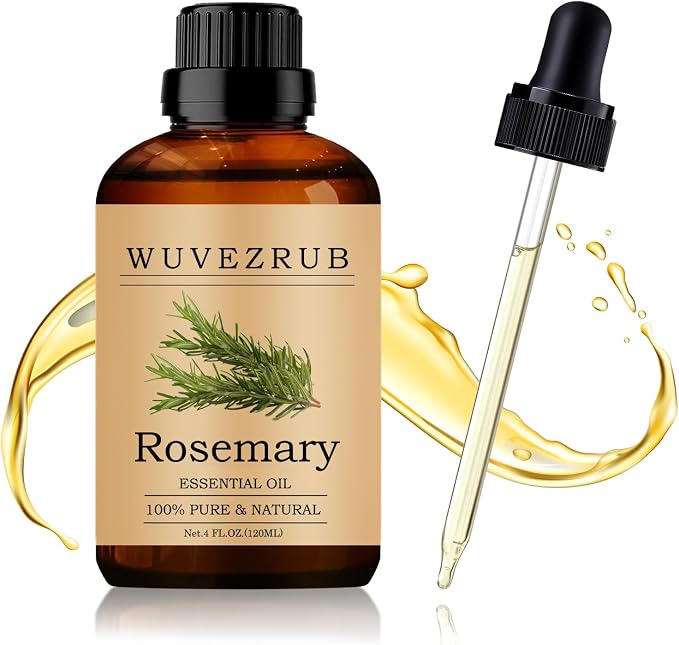 Rosemary Essential Oil 120ML - 100% Pure and Natural Oils for Aromatherapy Diffuser - 4 Fl Oz/Rosemary