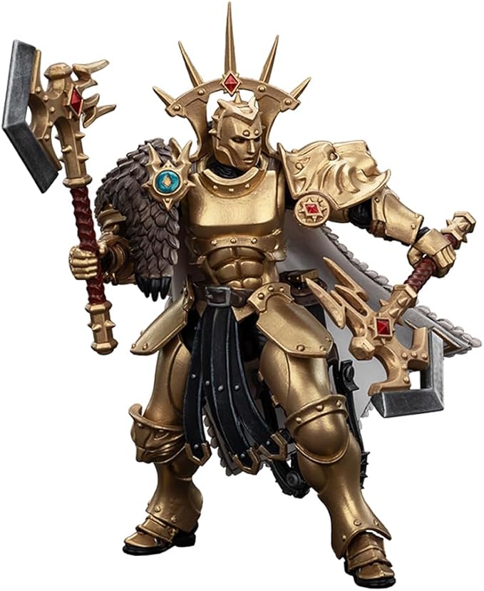 JOYTOY Warhammer 1/18 Action Figure Age of Sigmar Stormcast Eternals The Blacktalons Neave Blacktalon 4.9in Mecha Joy Toy Collection Model