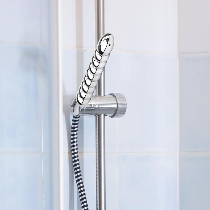 Shower Enema 5 Holes Shower Douche Attachments - Deluxe Aluminium Shower Head Anal/Vaginal Cleaning Kit with Velvet Carry Bag Shower Douche Nozzle for Men Women