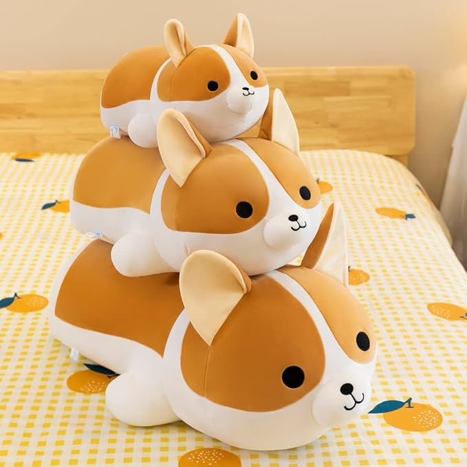 Corgi Stuffed Animal Soft Corgi Dog Plush Toys, Cute Shiba Inu Akita Plush Pillow Gifts for Kids and Girls(31.4inch/80cm)…