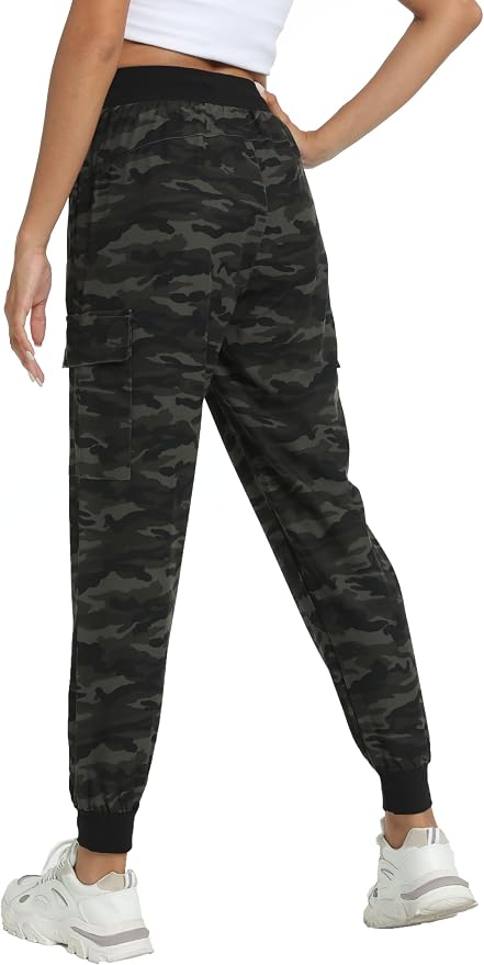 Women's Joggers Cargo Pants Lightweight Quick Dry Hiking Running Pants for Athletic Casual & Outdoor