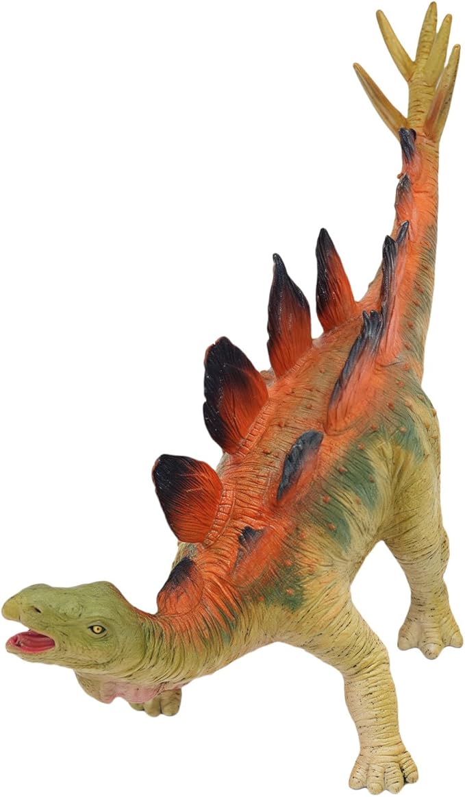 Gemini&Genius Stegosaurus Dinosaur World Action Figure, Dinosaur Toy Figurine, Party and Classroom Prize Supplies, Birthday Gift for Kids 3-12 Years Old
