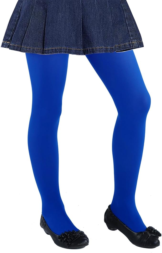 CHUNG Girls Footed Tights Light Weight Stretchy 60D Multi Candy Color Stage Play Costumes 2-12Y