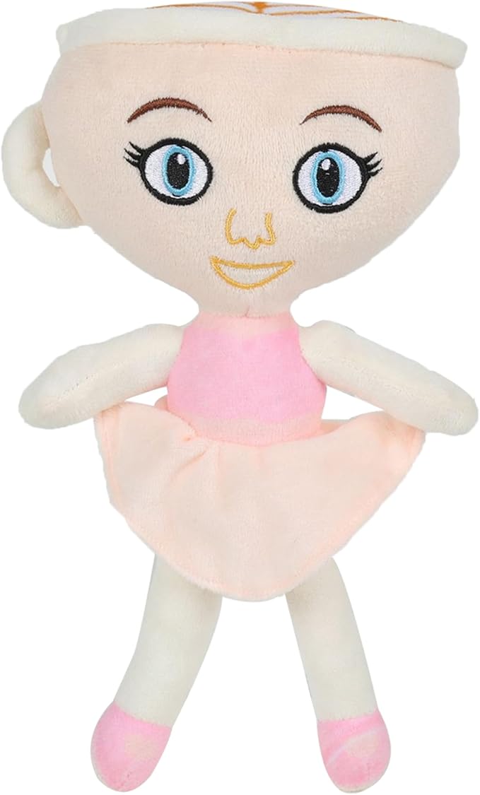 Zenitsu Ballerina Cappuccina Plush Italian Brainrot Expressive Doll Funny & Unique Gift for Boys and Girls, Creative Home Décor Plush Toy for Christmas, Birthday