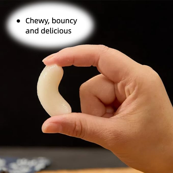 Korean Rice Cakes Tteokbokki Stick Gluten Free Tteok Pasta Asian Snacks & Food, Gluten Free（400g, 14.1oz)