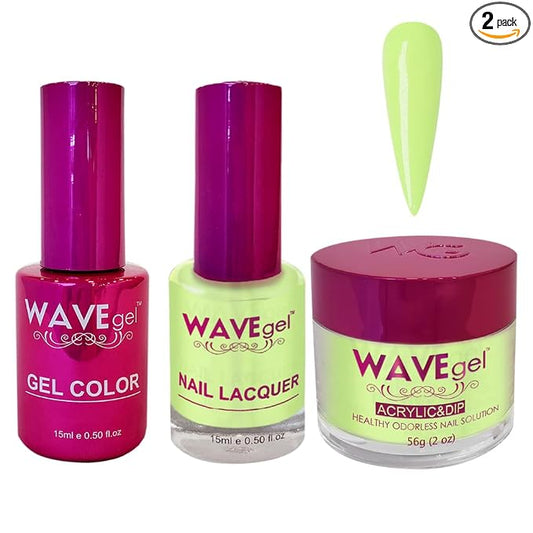 WAVEGEL Soak-Off Gel, Nail Lacquer & Acrylic/Dip Powder Matching Set - Princess Collection - #50 Secret Truth