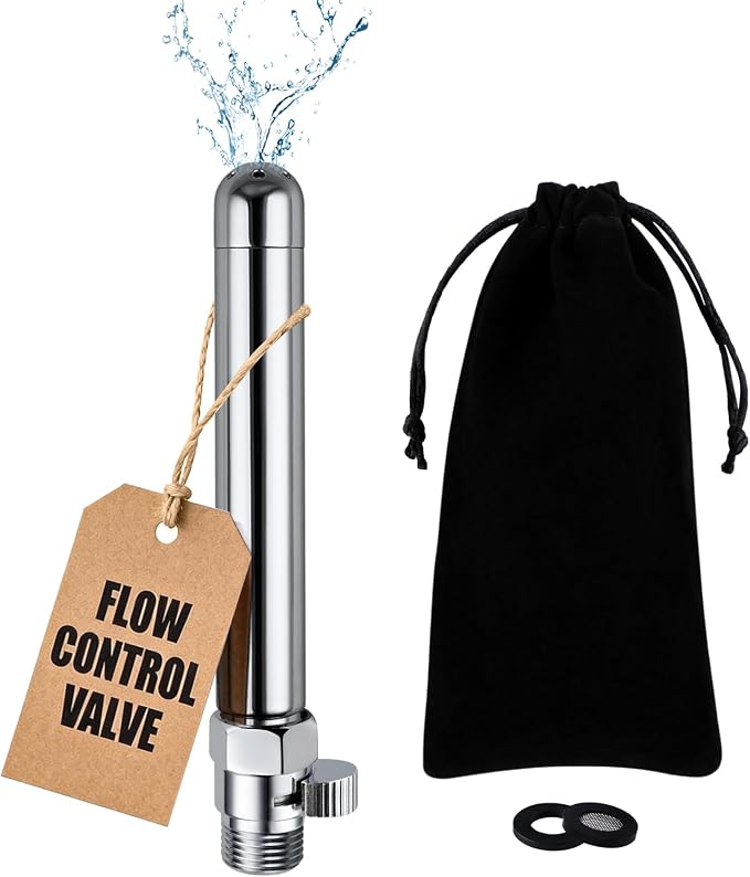 Lightweight Shower Enema Kit, Travel Shower Douche Nozzle Cleansing System with Water Control Valve for Men and Women Portable Cleaning