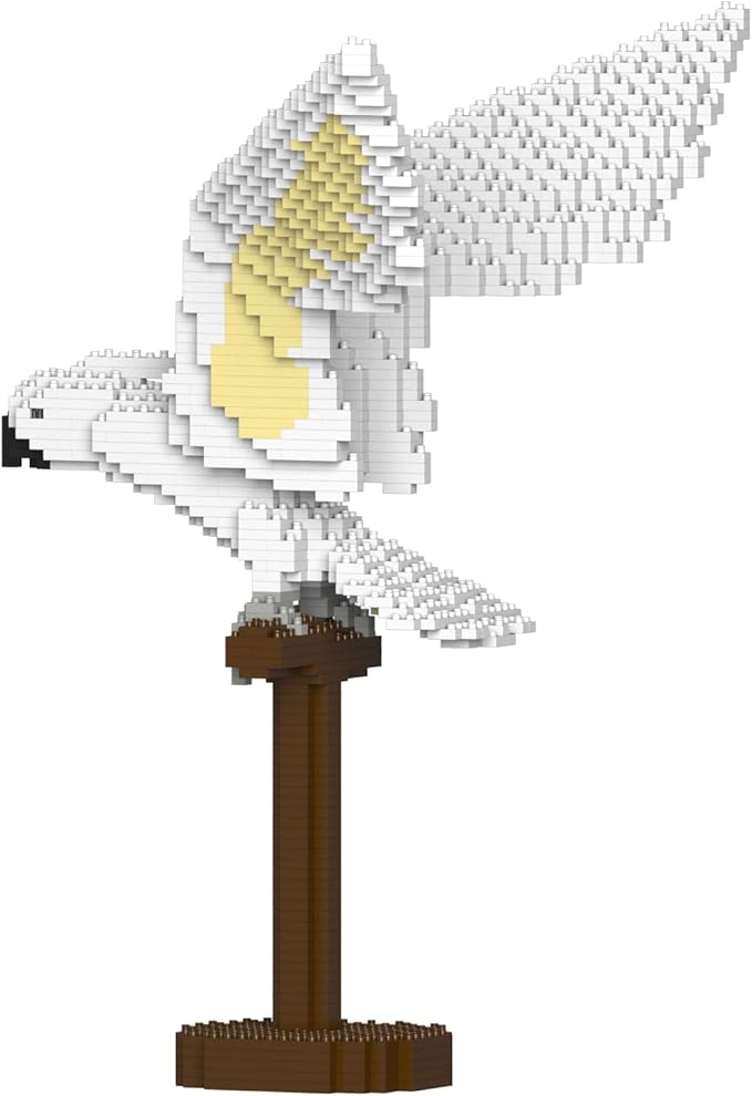 JEKCA Umbrella Cockatoo 02S | Parrot Plastic Building Blocks | Age 14+