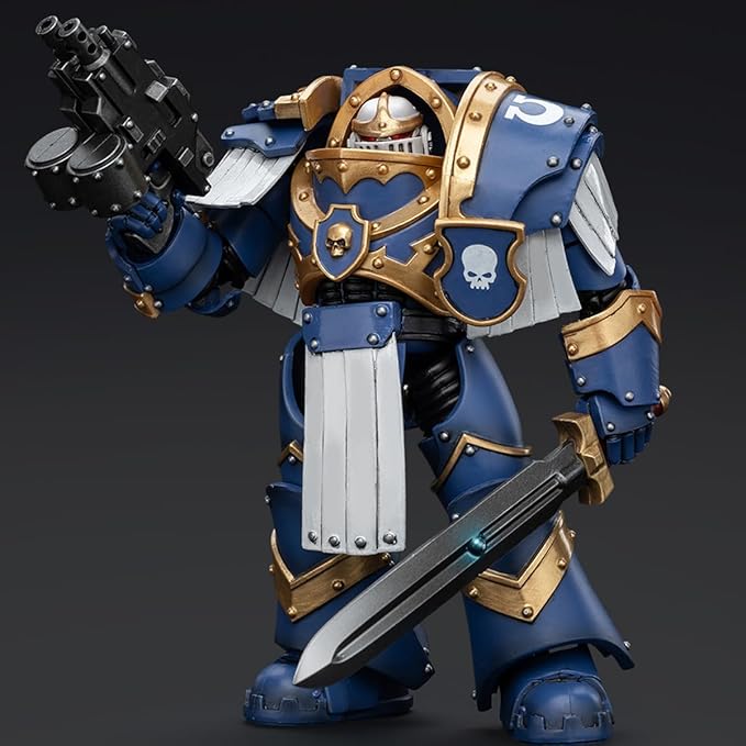 JOYTOY Warhammer 30K The Horus Heresy 1/18 Action Figure Uitramarines Cataphractii Terminator Squad 3PCS Collection Model