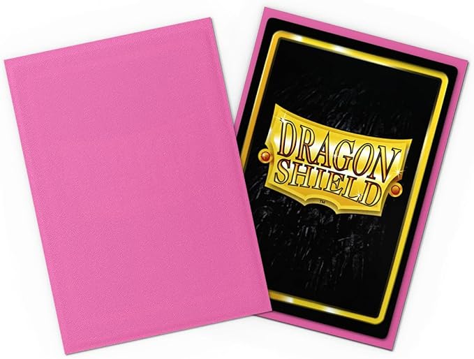 Dragon Shield | Japanese Size Card Matte Sleeves | 60 CT - Smooth & Tough Premium TCG Sleeves - Compatible with Yu-Gi-Oh, Naruto, Cardfight & Vanguard | Pink Diamond