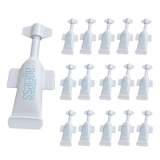 Instantly Ageless - Instant Face Lift Cream - Skin Care Anti Aging Face Cream - Wrinkle Tightener - Eye Cream For Puffiness and Bags Under Eyes - Facelift 15 Vials