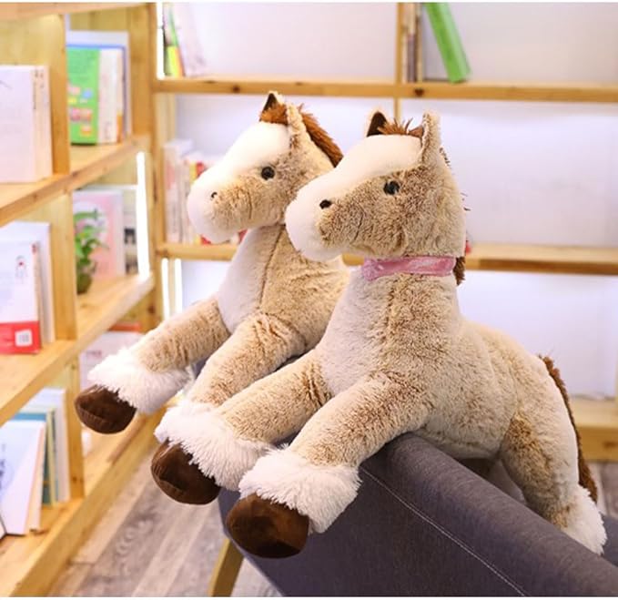 Giant Horse Stuffed Animal Cute Horse Plush Toy 47 inch for Girls Boys (ma 120cm)