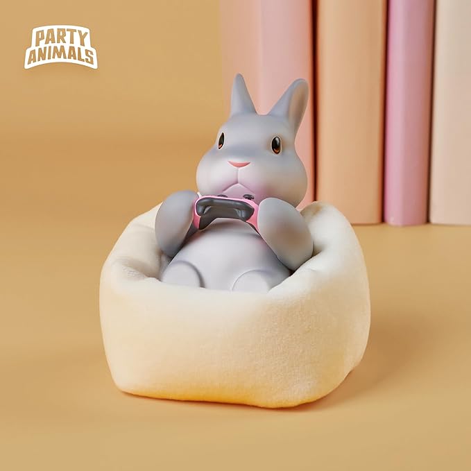 Party Animals Win Series Figures - Carrot Action Figure with Detachable Sofa - 3.35in PVC Collectible Figure for Display, Rabbit Figure Gift Ideas for The Holiday, 1PC