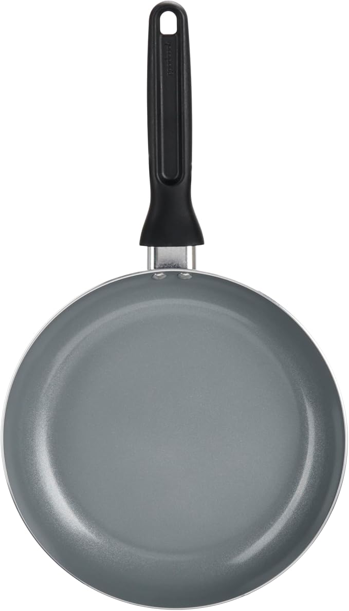 GoodCook Basics Fry Pan Ceramic Nonstick Aluminum Construction for Even Heating Non-Toxic PTFE & PFOA Free, 9.5-Inch, Blue