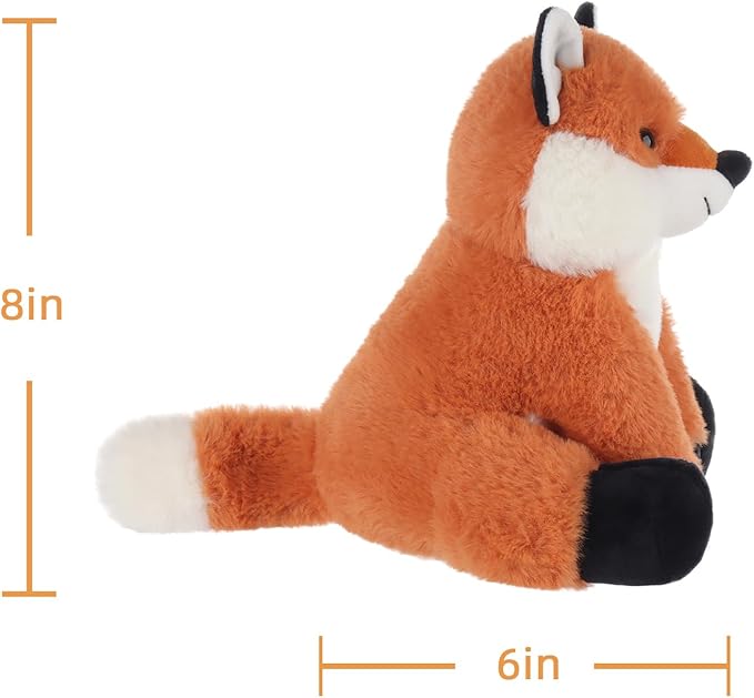 Apricot Lamb Toys Plush Fox Stuffed Animal Soft Cuddly Perfect for Girls Boys Yellow Fox
