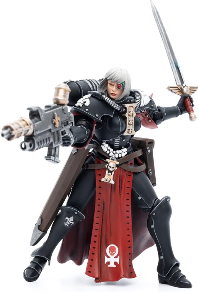 JOYTOY 1/18 Action Figures Warhammer 40k Mecha Joy Toy Model Toys Adepta Sororitas Battle Sister Sister Superior Kassia